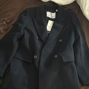 Babaton Aritzia Black The Constant Coat size M NWT